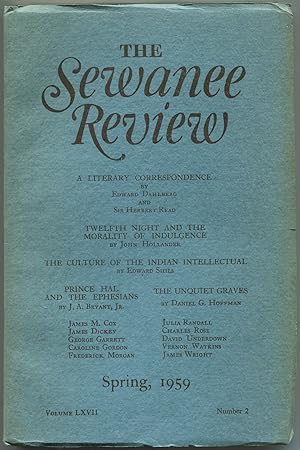 Seller image for The Sewanee Review - Volume LXVII, Number 2, April-June, 1959 for sale by Between the Covers-Rare Books, Inc. ABAA