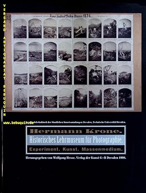 Bild des Verkufers fr (Hrsg.) Hermann Krone. Historisches Lehrmuseum fr Photographie. Experiment. Kunst. Massenmedium. zum Verkauf von Antiquariat Bebuquin (Alexander Zimmeck)