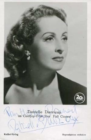 Seller image for Danielle Darrieux Autograph | signed vintage photographs for sale by Markus Brandes Autographs GmbH