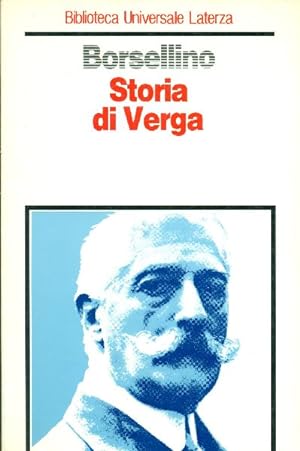 Bild des Verkufers fr Storia di Verga zum Verkauf von Studio Bibliografico Marini
