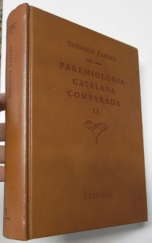 Imagen del vendedor de Paremiologia catalana comparada, II a la venta por Librera Mamut