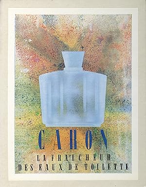 "CARON LA FRAICHEUR DES EAUX de TOILETTE" Annonce originale entoilée parue dans PLAISIR DE FRANCE...
