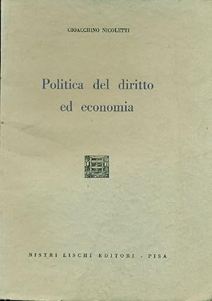 Politica del diritto ed economia