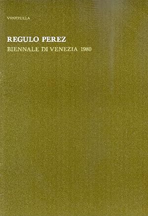 Regulo Perez. Biennale di Venezia 1980. Venezuela