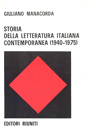 Storia della letteratura italiana contemporanea (1940-1975)