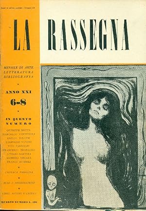 La Rassegna. Giugno-Agosto 1952, Anno XX, N. 6-8