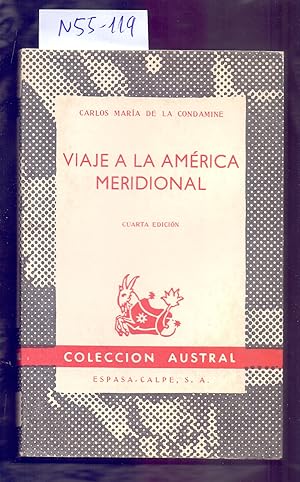 Bild des Verkufers fr VIAJE A LA AMERICA MERIDIONAL (COLECCION AUSTRAL NUMERO 268) zum Verkauf von Libreria 7 Soles