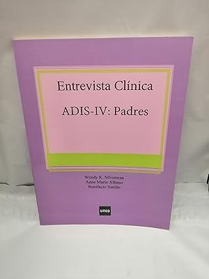 Bild des Verkufers fr Entrevista Clnica. ADIS-IV: Padres (edicin 2017) zum Verkauf von Libros Angulo