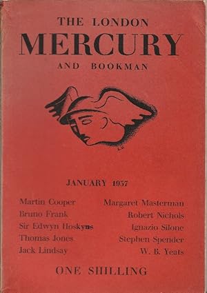 The London Mercury Edited by R A Scott-James Vol.XXXVI, No.207, January 1937