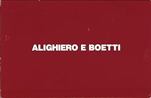 Image du vendeur pour Alighiero e Boetti at Galleria Toselli mis en vente par bent priorities