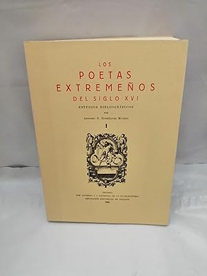 Bild des Verkufers fr LOS POETAS EXTREMEOS DEL SIGLO XVI. Estudios Bibliogrficos. Tomo I zum Verkauf von Libros Angulo