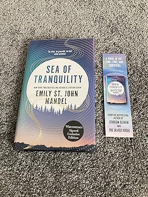 Seller image for SEA OF TRANQUILITY: EXCLUSIVE SIGNED UK FIRST EDITION HARDCOVER & BOOKMARK for sale by Books for Collectors