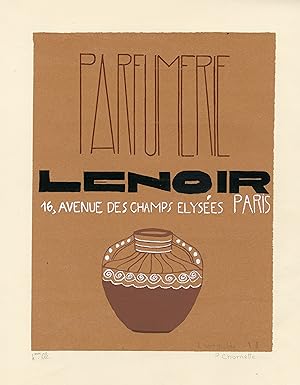 "PARFUMERIE LENOIR PARIS" E.N.P. LYON Jeunes Filles - Section Commerciale - 4ème Année / Maquette...