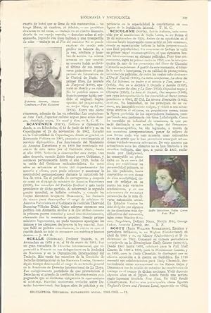 Seller image for LAMINA V05224: Blaise Cendrars y Sofia Loren for sale by EL BOLETIN
