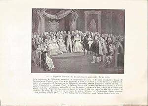 Image du vendeur pour LAMINA V05352: Napoleon y su corte mis en vente par EL BOLETIN