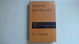 Bild des Verkufers fr Finite Matrices zum Verkauf von Goldstone Rare Books