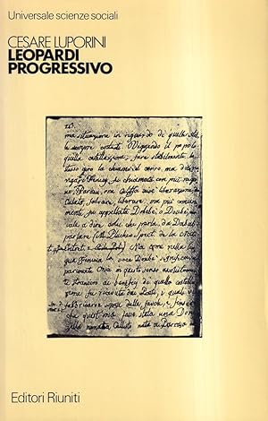 Seller image for Leopardi Progressivo for sale by Il Salvalibro s.n.c. di Moscati Giovanni