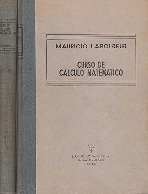 CURSO DE CÁLCULO MATEMATICO Algebraíco, Diferencial e Integral. OBRA COMPLETA en 2 Tomos