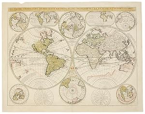 Image du vendeur pour Le Globe Terrestre Represent En Deux Plans-Hemispheres Et En Diverses Autres Figures mis en vente par Donald A. Heald Rare Books (ABAA)