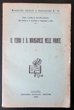 Il ferro e il manganese nelle piante.