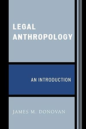 Image du vendeur pour Legal Anthropology: An Introduction mis en vente par Redux Books