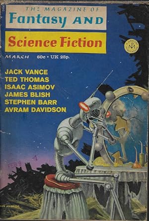 Imagen del vendedor de The Magazine of FANTASY AND SCIENCE FICTION (F&SF): March, Mar. 1971 ("The Faceless Man") a la venta por Books from the Crypt