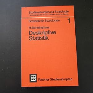 Bild des Verkufers fr Statistik fr Soziologen - Band 1: Deskriptive Statistik zum Verkauf von Bookstore-Online