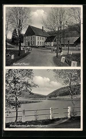 Ansichtskarte Neuemühle i. W., Gasthof Pieper, Versetalsperre