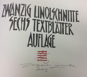 Chaos Welt. - signiert, Erstausgabe Weisheiten aus dem Tarot. Linoldrucke von Dagmar Zemke.