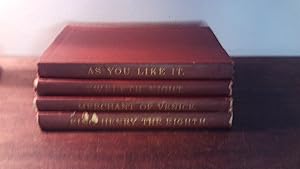 Shakespeare's: Merchant of Venice, King Henry the Eighth, Twelfth Night, As You Like it (4 vols)