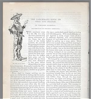 Seller image for The Ranchman's Rifle On Crag And Prairie for sale by Legacy Books II