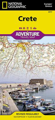 Seller image for Crete, Greece Adventure Travel Map (Sheet Map, Folded) for sale by BargainBookStores