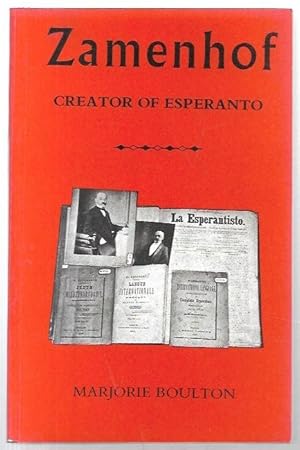 Seller image for Zamenhof Creator of Esperanto for sale by City Basement Books