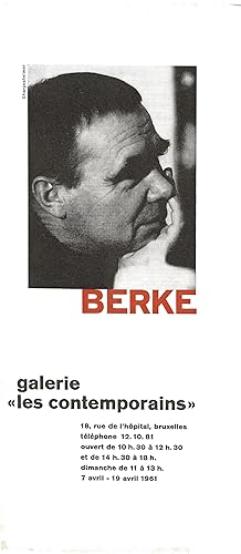 Seller image for Hubert Berke (1908-1979) - invitation for sale by The land of Nod - art & books