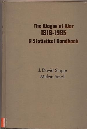 Seller image for The Wages of War 1816-1965 A Statistical Handbook for sale by avelibro OHG