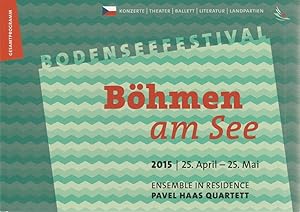 Image du vendeur pour Programmheft BHMEN AM SEE Bodenseefestival 25. April - 25. Mai 2015 Gesamtprogramm mis en vente par Programmhefte24 Schauspiel und Musiktheater der letzten 150 Jahre