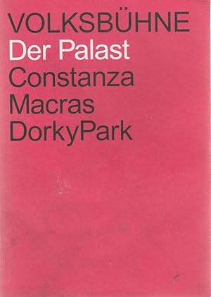 Bild des Verkufers fr Programmheft Urauffhrung Constanza Macras DorkyPark DER PALAST Premiere 4. April 2019 zum Verkauf von Programmhefte24 Schauspiel und Musiktheater der letzten 150 Jahre