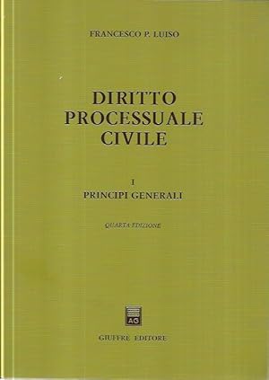 Immagine del venditore per Diritto processuale civile, 1: principi generali venduto da Messinissa libri