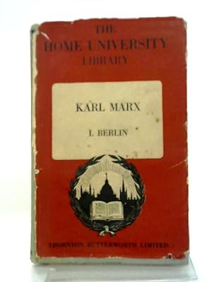 Bild des Verkufers fr Karl Marx: His Life and Environment (Home University Library) zum Verkauf von World of Rare Books