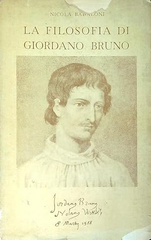 La filosofia di Giordano Bruno