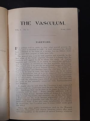The Vasculum. Vol. 1. Nos. 1-4. June 1915 to Dec 1915.
