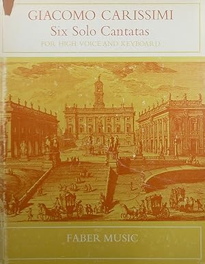 Seller image for Six Solo Cantatas, For High Voice and Keyboard, ed. Gloria Rose for sale by Austin Sherlaw-Johnson, Secondhand Music
