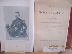 Portrait et Lettres du lieutenant-colonel de Bellefonds PARIS, Berger-Levrault - 1898 - Tiré à pa...