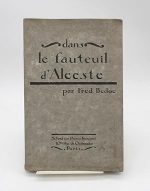 Dans le fauteuil d'Alceste. Saison 1922-1923