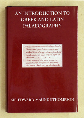 Bild des Verkufers fr A Handbook of Greek and Latin Palaeography. zum Verkauf von antiquariat peter petrej - Bibliopolium AG