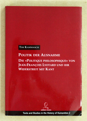 Politik der Ausnahme: Die Politique philosophique von Jean-Francois Lyotard und ihr Widerstreit m...