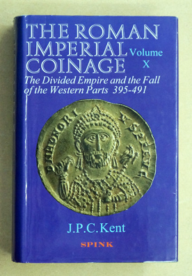 Bild des Verkufers fr The Divided Empire and the Fall of Western Parts 395-491. Roman Imperial Coinage, volume X. . zum Verkauf von antiquariat peter petrej - Bibliopolium AG