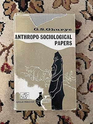 Bild des Verkufers fr Anthropo-Sociological Papers zum Verkauf von Bibliophiles Inc.