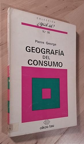 Imagen del vendedor de Geografa del consumo a la venta por Llibres Bombeta