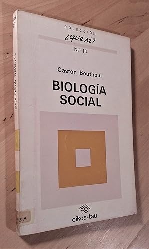 Imagen del vendedor de Biologa social a la venta por Llibres Bombeta